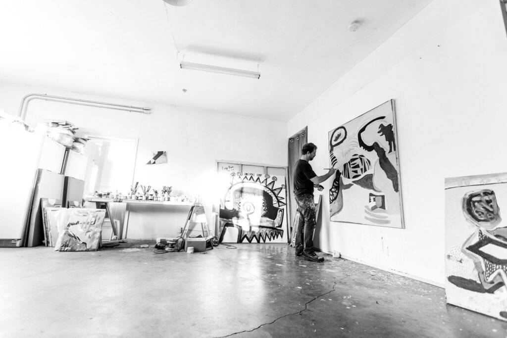 Andrew Murray in studio