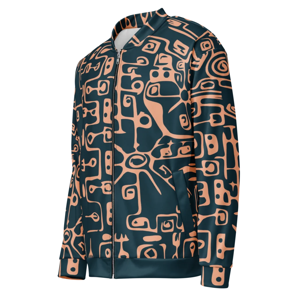 Fleece Lined Sport Hoodie — Jungle Print